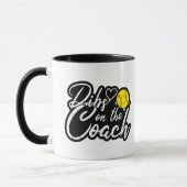 Softball-Trainer-Ehefrau Dibs auf den Trainer Tasse (Links)