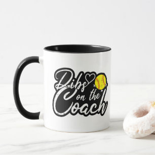 Softball-Trainer-Ehefrau Dibs auf den Trainer Tasse