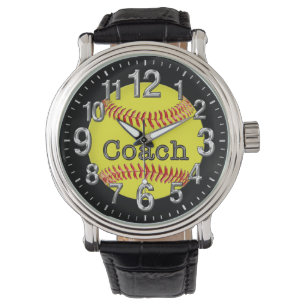Softball-Trainer-Geschenk-Ideen, coole Armbanduhr