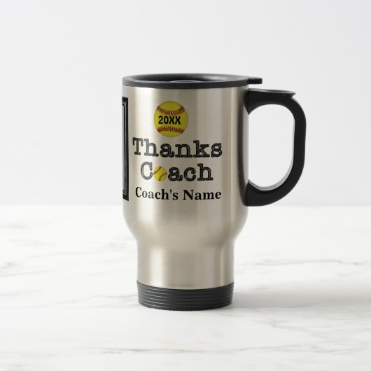 Softball-Trainer-Geschenk-Ideen-personalisiertes Reisebecher (Rechts)