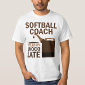 Softball-Trainer-(lustiges) Geschenk T-Shirt (Vorderseite)