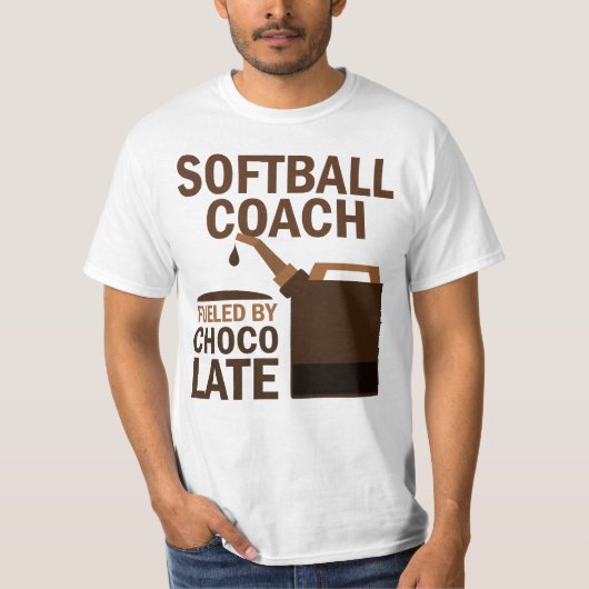 Softball-Trainer-(lustiges) Geschenk T-Shirt (Vorderseite)