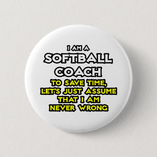 Softball-Trainer...Nehmen Sie an, ich habe nie Unr Button