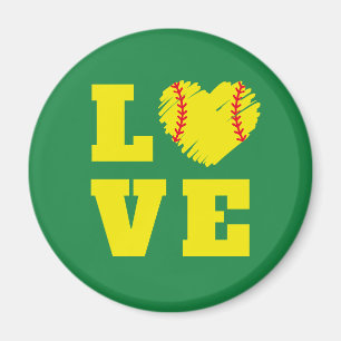 Softball-Trainer-Spieler-Team Magnet
