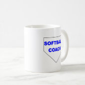 SOFTBALL-TRAINER-TASSE KAFFEETASSE (VorderseiteRechts)