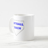 SOFTBALL-TRAINER-TASSE KAFFEETASSE (Vorderseite Links)