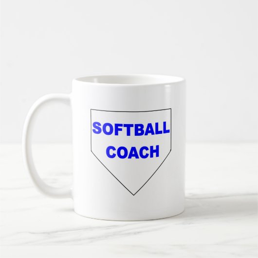 SOFTBALL-TRAINER-TASSE KAFFEETASSE (Links)