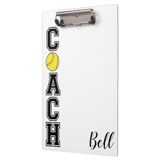 Softball-Trainerteam dankt dem Geschenk Klemmbrett (Links)