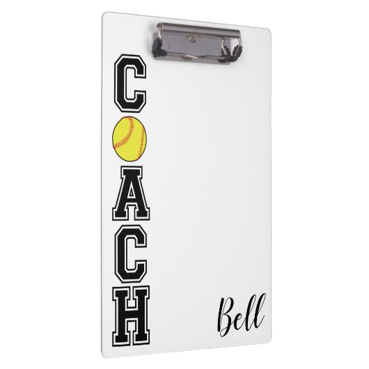 Softball-Trainerteam dankt dem Geschenk Klemmbrett (Rechts)