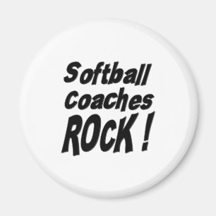 Softball trainiert Felsen! Magnet