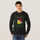 Softball Ugly Christmas Sweater T-Shirt (Vorne ganz)