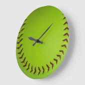 Softball-Uhr Große Wanduhr (Winkel)