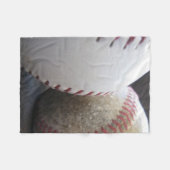 Softball und Baseball Fleecedecke (Vorderseite (Horizontal))