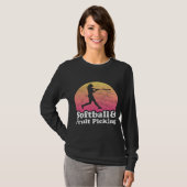 Softball und Fruchtpflücken von Frauen oder Mädche T-Shirt (Vorne ganz)