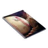 Softball und Handschuh Notizblock (Rechte Seite)