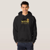 Softball und Mama Rotes Herz mit Leopard für Mutte Hoodie (Vorne ganz)