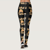 Softball und Tacos-Funny-Neuheit Leggings (Rückseite)
