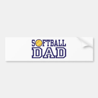 Softball-Vater Autoaufkleber