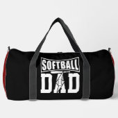 Softball-Vater Baseball-Legende Blitz Duffle Bag (Vorderseite)