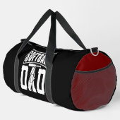 Softball-Vater Baseball-Legende Blitz Duffle Bag (Rechte Ecke)