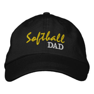 Softball Vater Cap, Sportsegment, Geschenk für den Bestickte Baseballkappe