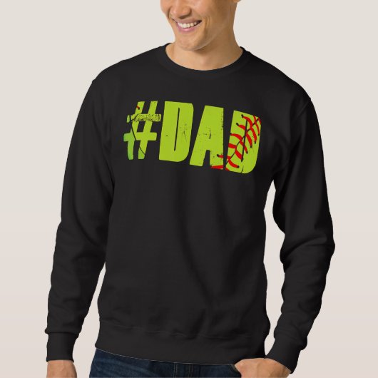 Softball Vater Liebe Vater Legendäre Softball Pla Sweatshirt (Vorderseite)