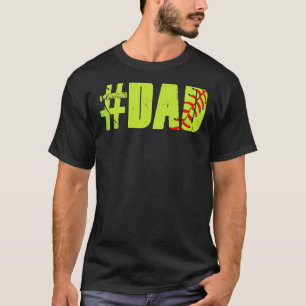 Softball Vater Liebe Vater Legendäre Softball Pla T-Shirt