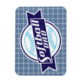 Softball Vater Magnet (Vertikal)