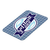 Softball Vater Magnet (Linke Seite)