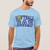 Softball-Vater T-Shirt (Vorderseite)