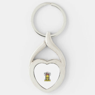 Softball-Vater-Tochter-Liga Vintage-Vektor-Design Schlüsselanhänger
