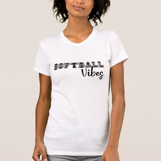 Softball Vibes T-Shirt (Vorderseite)