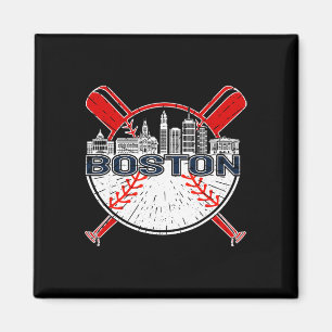 Softball Vintage Boston Baseball für Männer und Fr Magnet