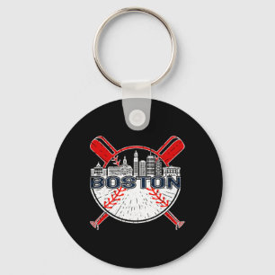 Softball Vintage Boston Baseball für Männer und Fr Schlüsselanhänger