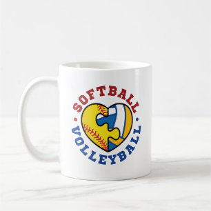 Softball Volleyball Kaffeetasse