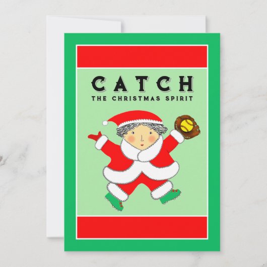 Softball Weihnachten (Vorderseite)