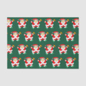 Softball-Weihnachtsgeschenk Seidenpapier (Vorderseite)