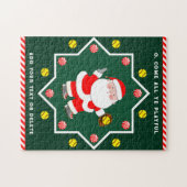 Softball-Weihnachtsgeschenke Puzzle (Horizontal)