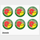 Softball Weihnachtsgeschenke Stickers (Blatt)