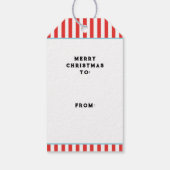 Softball Weihnachtsgeschenke Tags Geschenkanhänger (Rückseite)