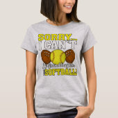 Softball with My Granddaughter T-Shirt (Vorderseite)