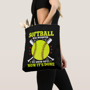 Softball wurde erfunden, um Jungen zu zeigen, wie  Tasche