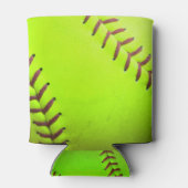 Softball Yellow Fast Pitch 8U 10U 12HE Kühler Dosenkühler (Rückseite)