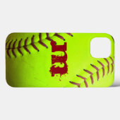 Softball Yellow Fast Pitgram SAMSUNG S4 Case (Rückseite (Horizontal))