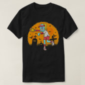 Softball Zombie Catcher Halloween Party T-Shirt (Design vorne)