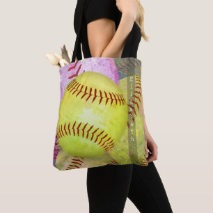 Softballetasche mit individuelle Name Tasche