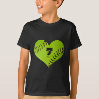Softballherz T - Shirt