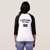 Softballmammaherz mit SWOOSH T-Shirt (Schwarz voll)