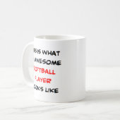 Softballspieler, phantastisch kaffeetasse (Vorderseite Links)
