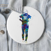 Softballspielerin Button (Beispiel)